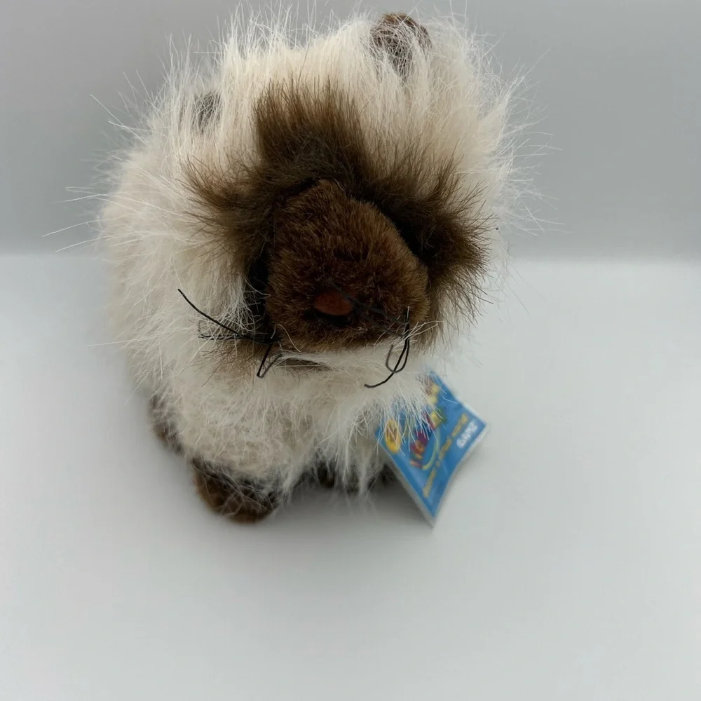 Siamese Cat Plush Toy - Cream and Brown